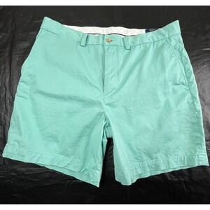 POLO Ralph Lauren Mens 34 Shorts Chino Aqua Green Stretch Classic Fit 6" inseam